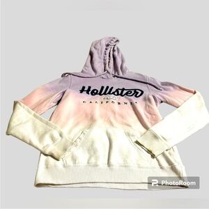 size XS ombré Hollister hoodie with front pocket